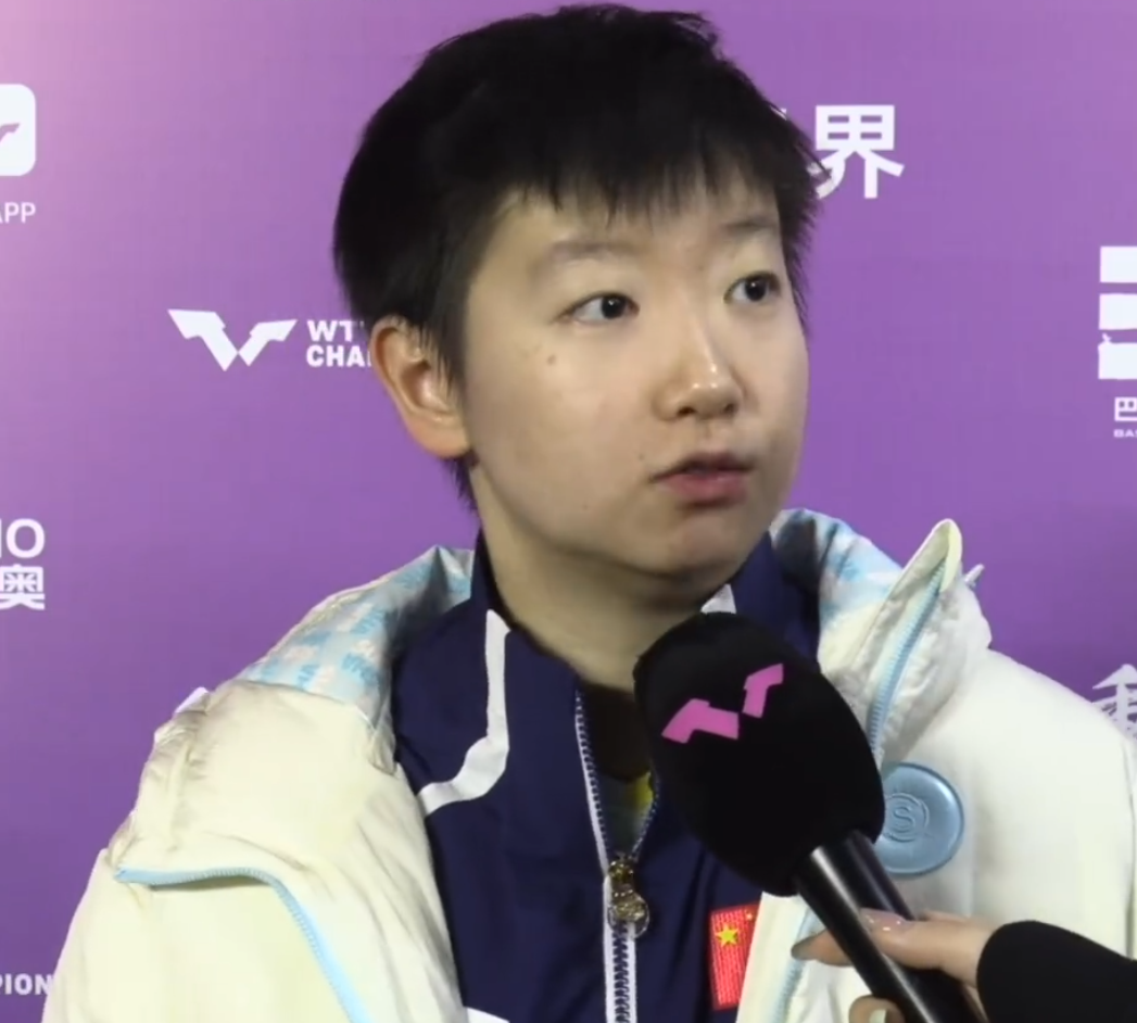 AG体育官方网站-孙颖莎3-0朱芊曦WTT官方采访！回应二三局胶着，谈目标很谦逊！